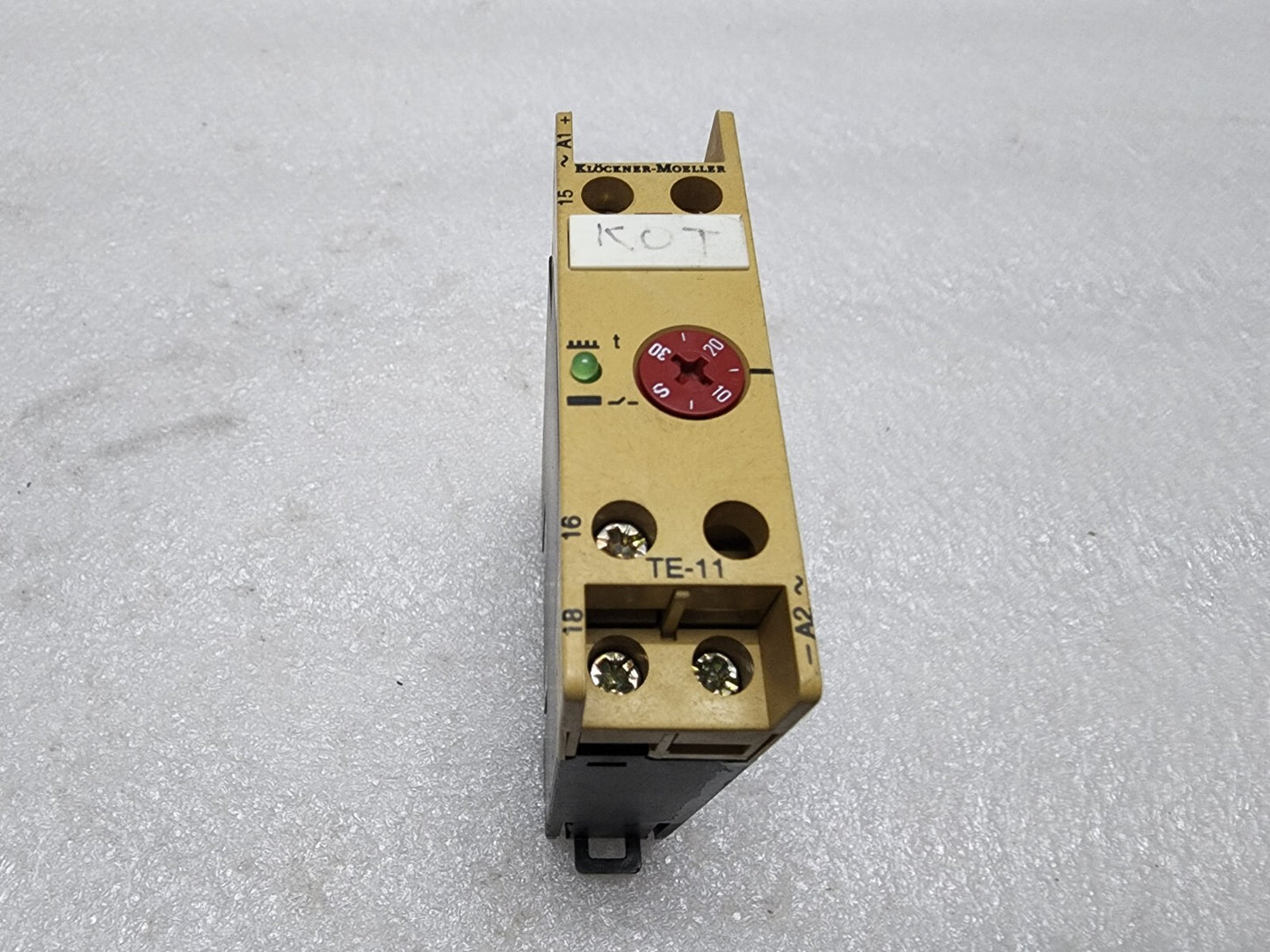 KLOCKNER MOELLER TE 11-30-A TIMING RELAY 24-240VAC/DC