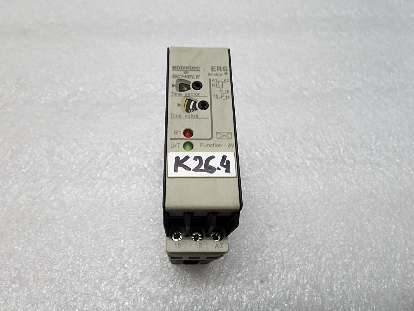 ENTRELEC ERS ON DELAY TIMER 2.430.102.01 110-240VAC/24VAC-DC