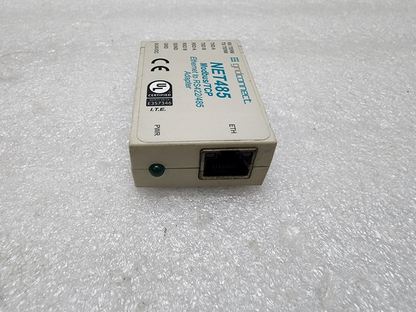 GRIDCONNECT NET485 MODBUS/TCP ETHERNET TO RS422/485 ADAPTER