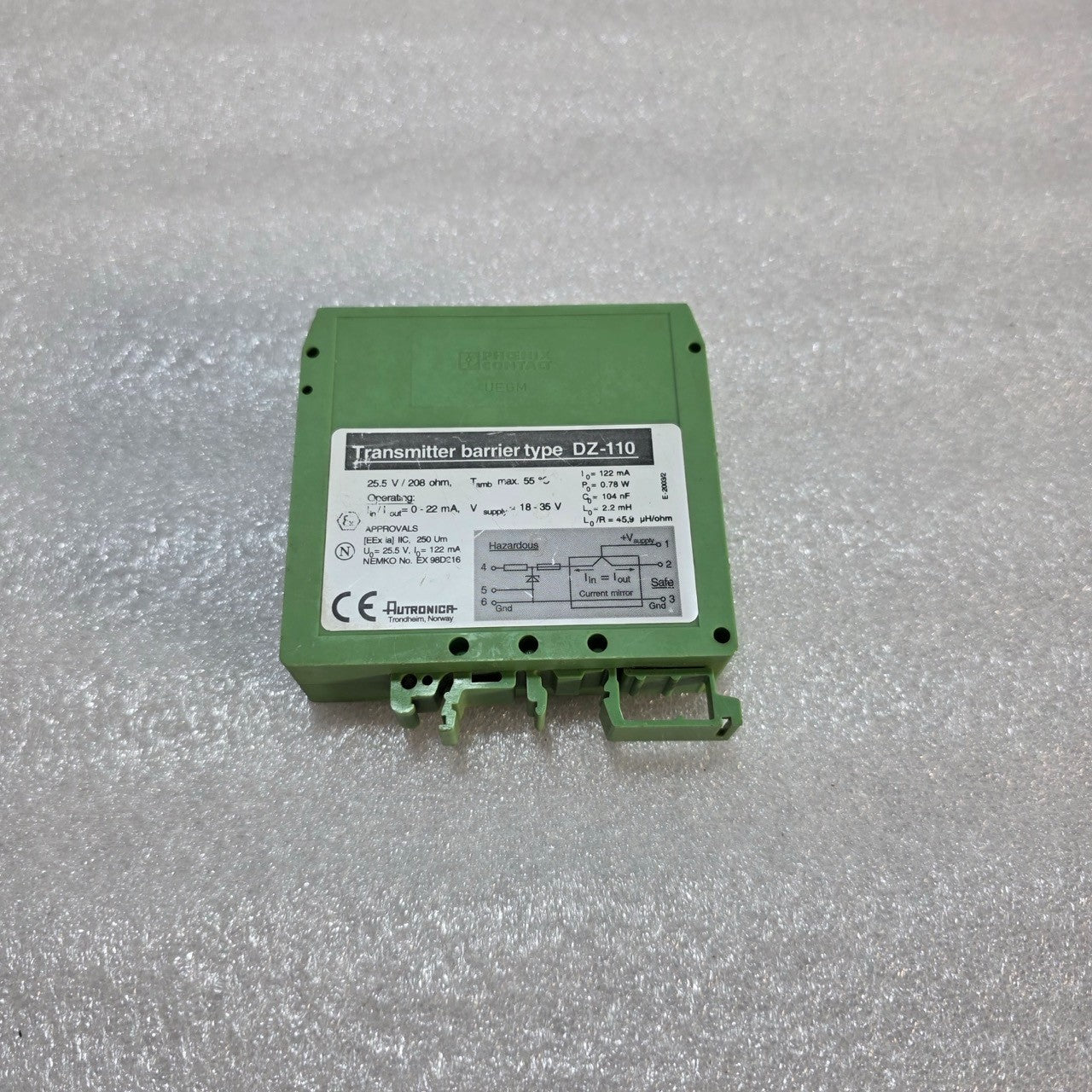 AUTRONICA DZ-110 TRANSMITTER BARRIER 18-35VDC