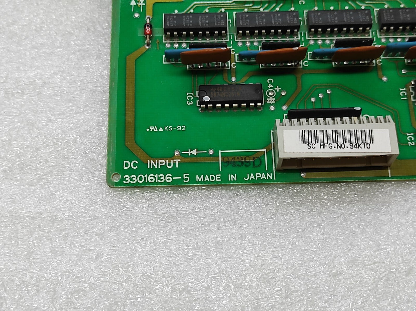HITACHI 33016136-5 DC INPUT MODULE