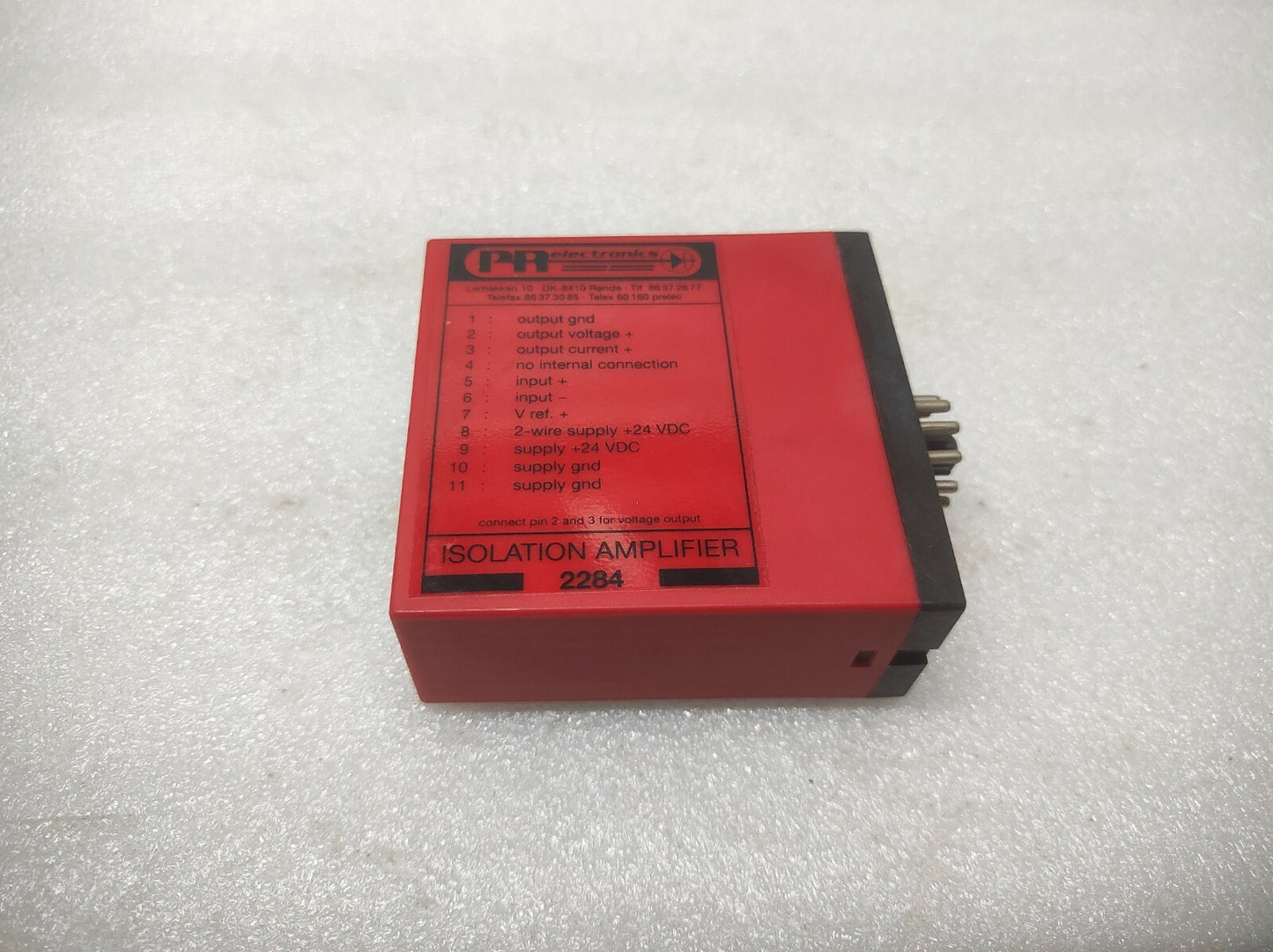 PR ELECTRONIC 2284 ISOLATION AMPLIFIER 2284-B2 24VDC