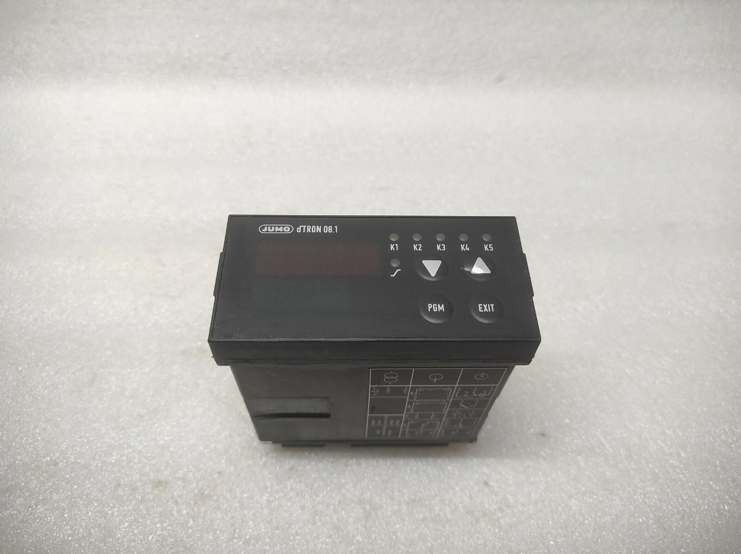 JUMO DTRON 08.1 TEMPERATURE CONTROLLER 703032/50-001-000-00-001 93-263V 70/00340