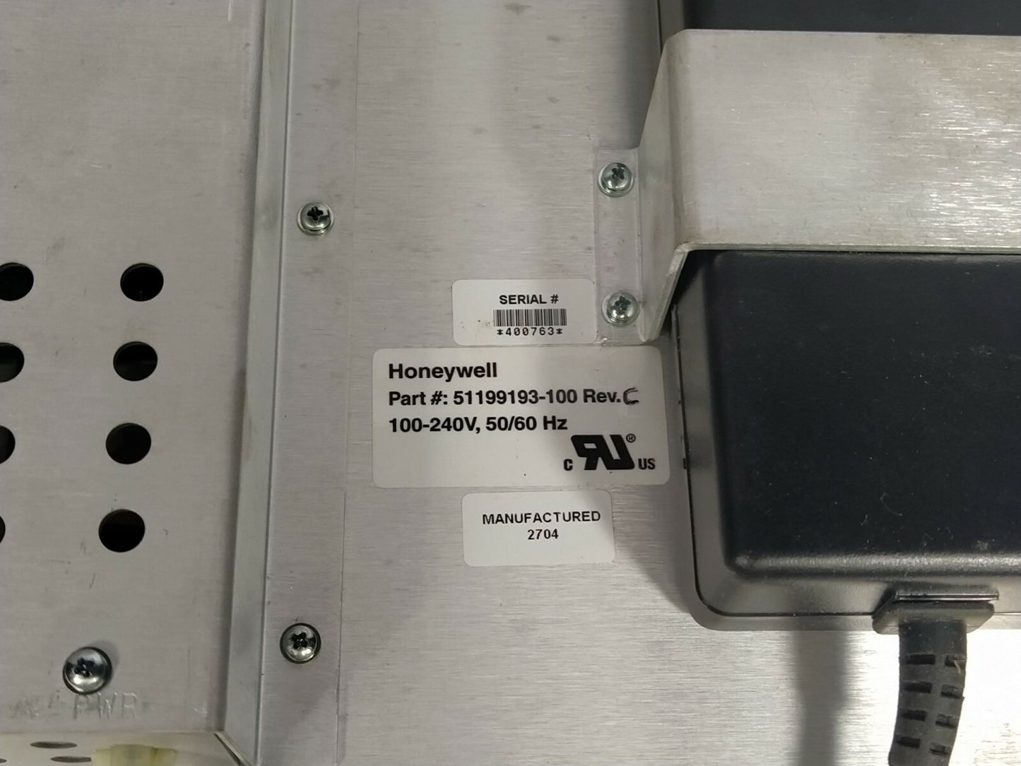 Honeywell 51199193-100 Revision C LCD Monitor Industrial Control System 100-240V
