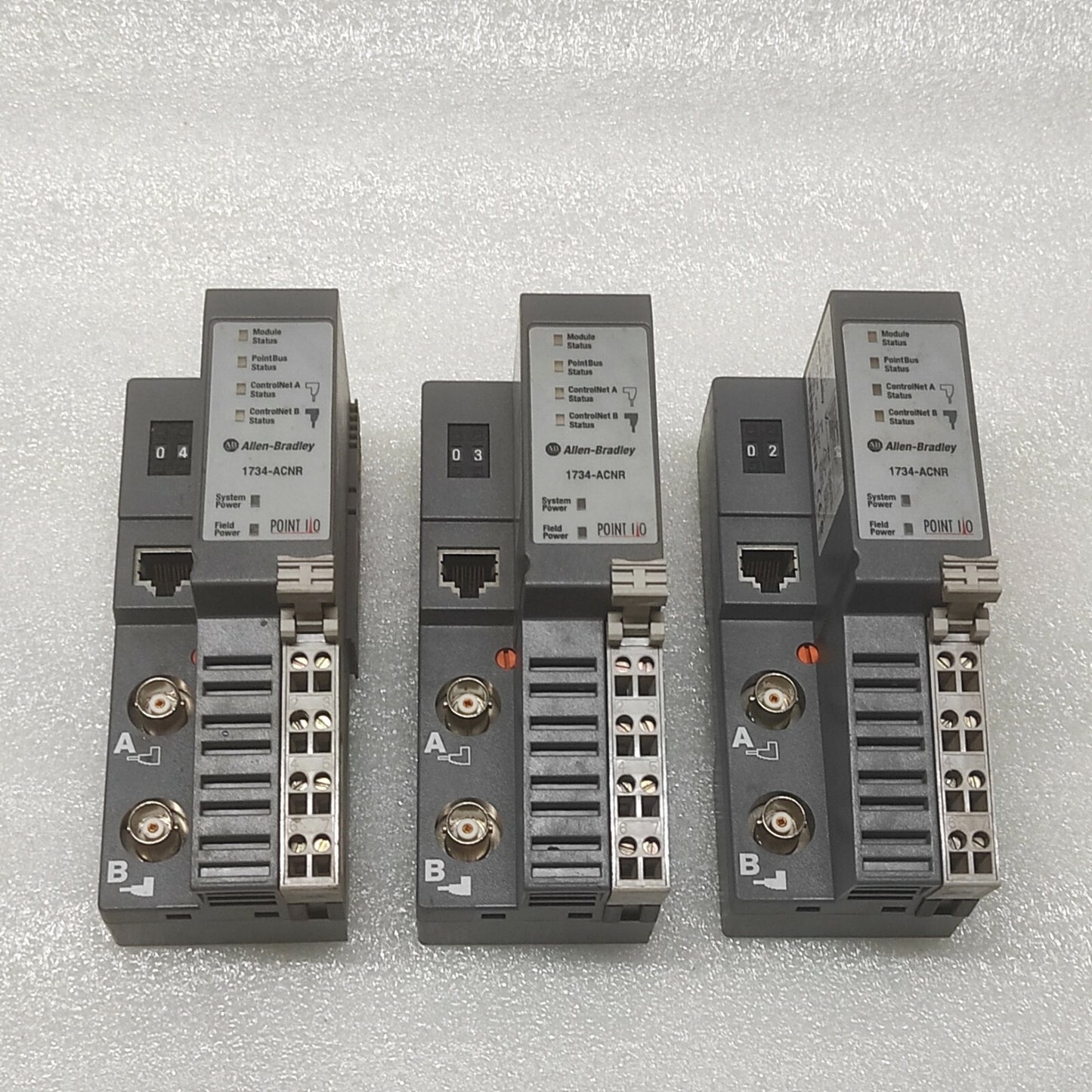 ALLEN BRADLEY 1734-ACNR I/O CONTROL NET ADAPTER MODULE 96391078