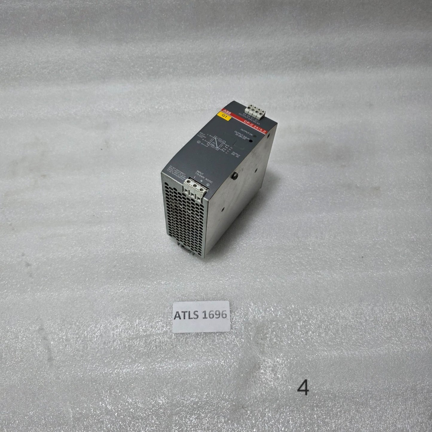 ABB CP-C 24/5.0 INDUSTRIAL POWER SUPPLY – 24V DC 5A 1SVR427024R0000 DIN RAIL SMP
