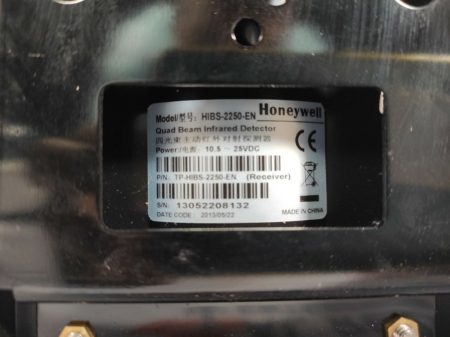 Honeywell HIBS-2250-EN Quad Beam Infrared Detector 10.5-25VDC