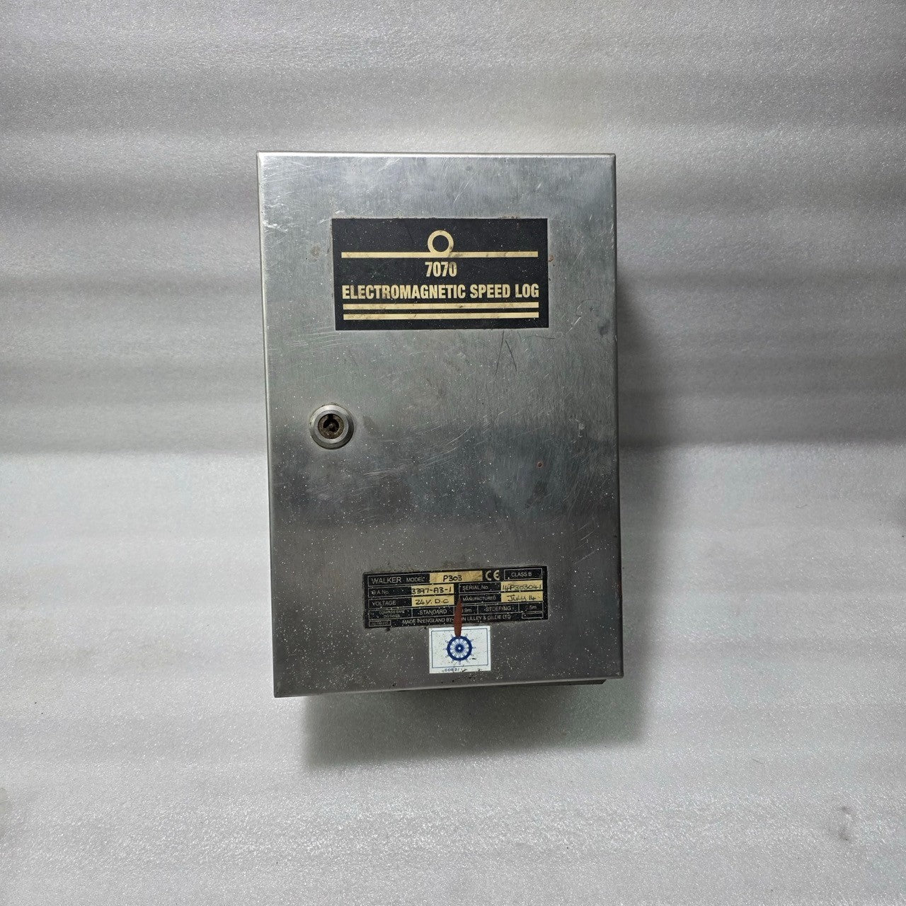 WALKER 7070 ELECTROMAGNETIC SPEED LOG CONTROL UNIT P303 MARINE NAVIGATION SYSTEM