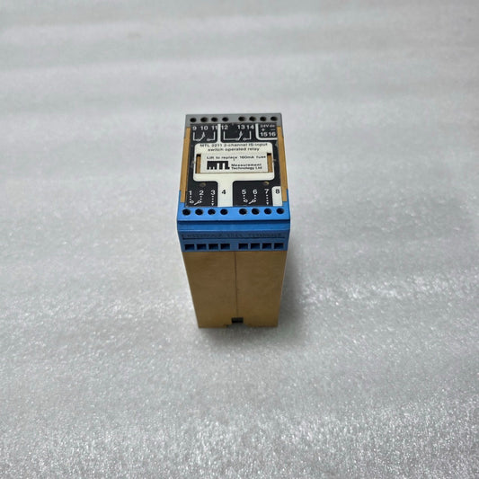 MEASUREMENT TECHNOLOGY MTL 2211 2-CHANNEL IS-INPUT SWITCH OPERATED RELAY 24VDC