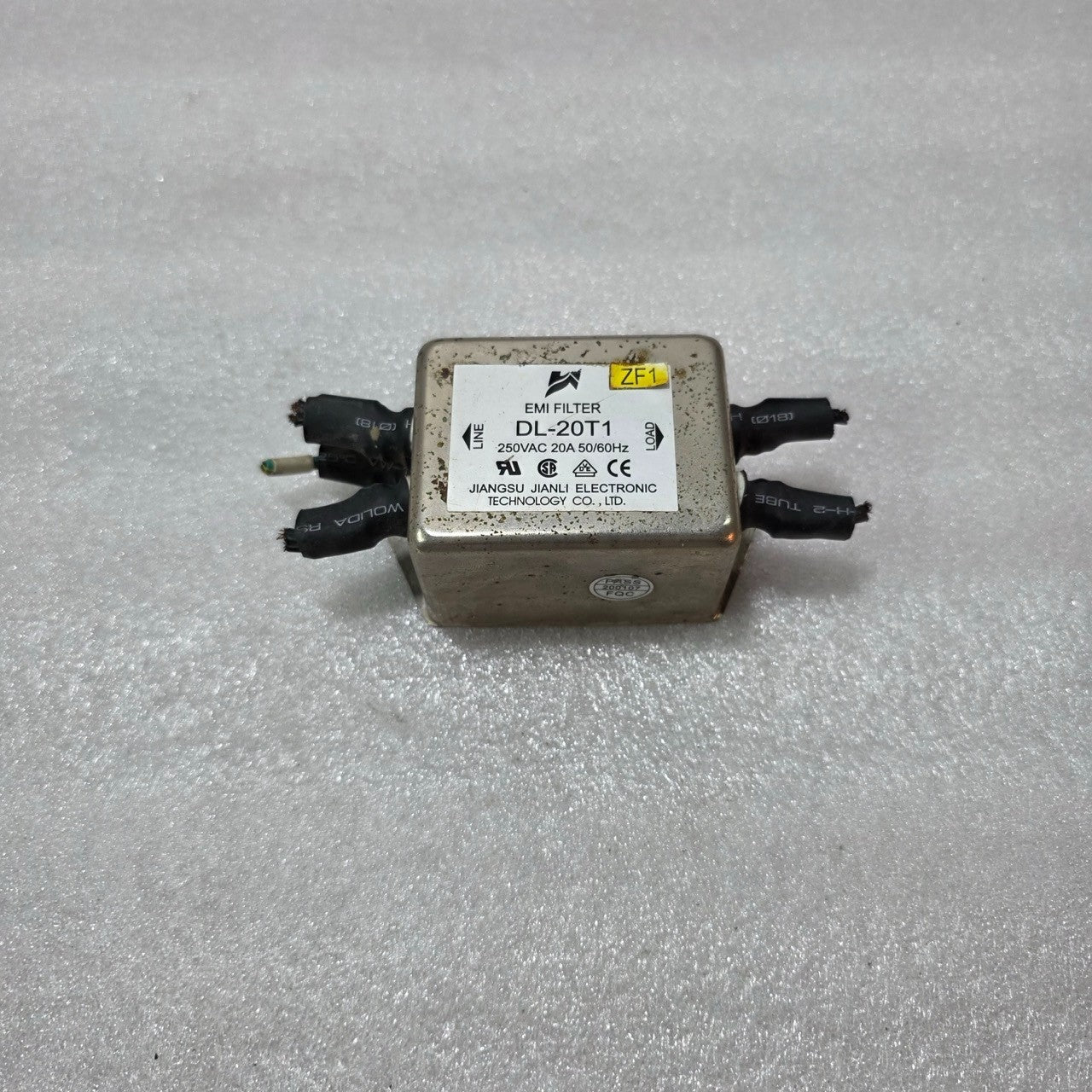 JIANGSU DL-20T1 EMI FILTER 250 V AC 20A