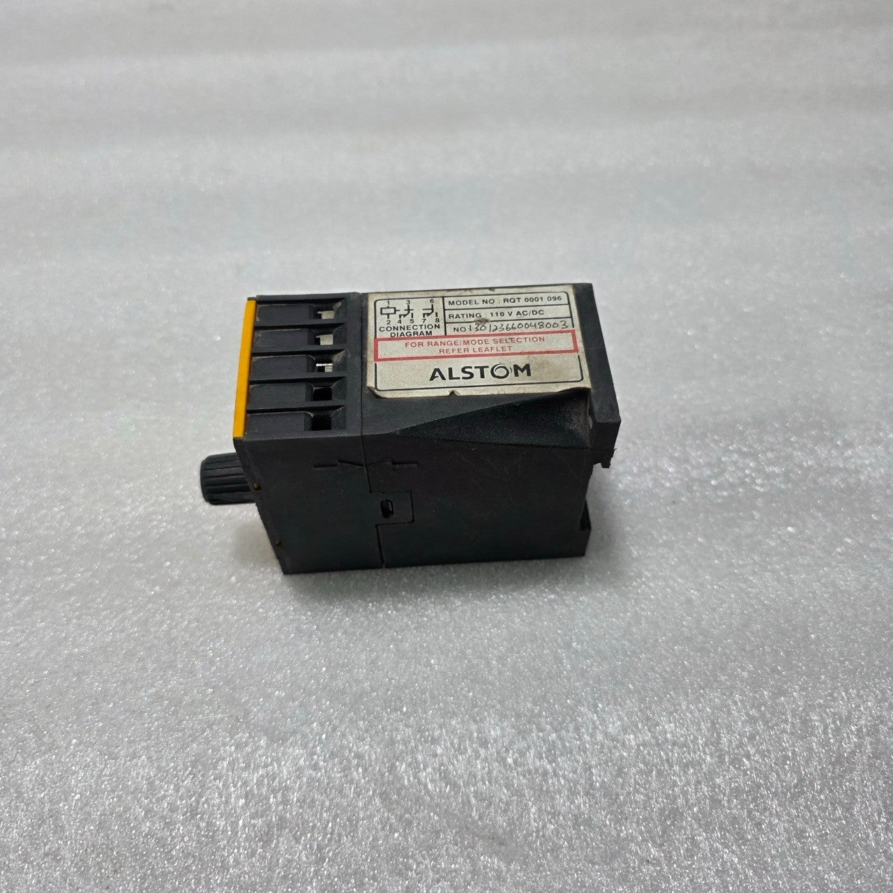 ALSTOM RQT 0001 096 INDUSTRIAL CONTROL / PROTECTION RELAY MODULE 110 V AC / DC