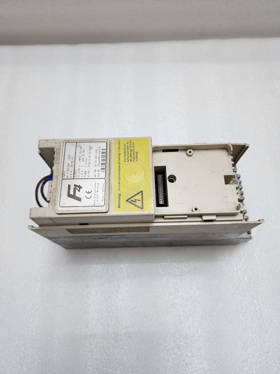 KARL E BRINKMANN 05.F4.S2C-1220 INVERTER DRIVE 0.9 KVA