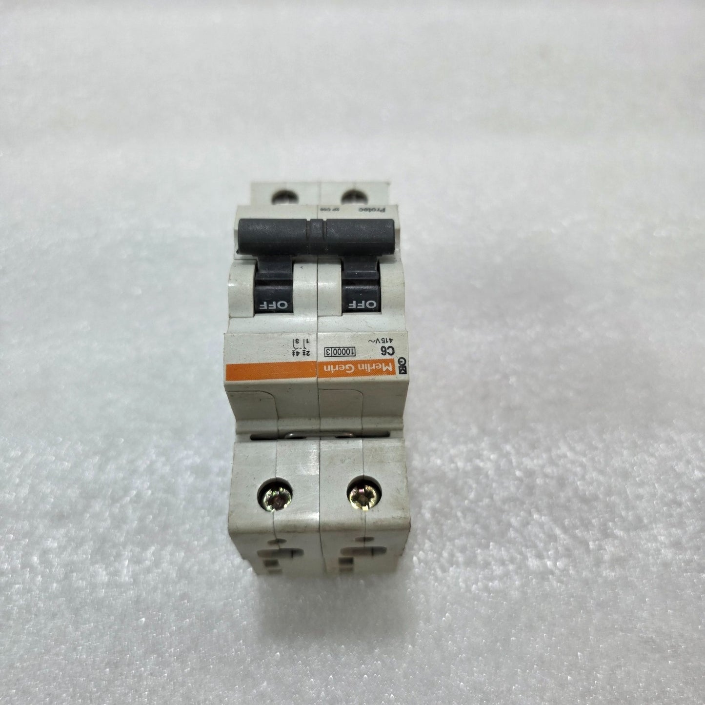 MERLIN GERIN MULTI9 C6 2P C06 MCB 6A 415V AC PROTEC DOUBLE POLE CIRCUIT BREAKER