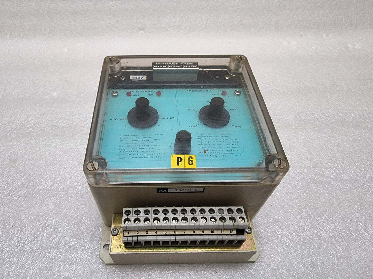 DEIF NVFA-1 CONTACT TYPE R1-H R2-A R3-H