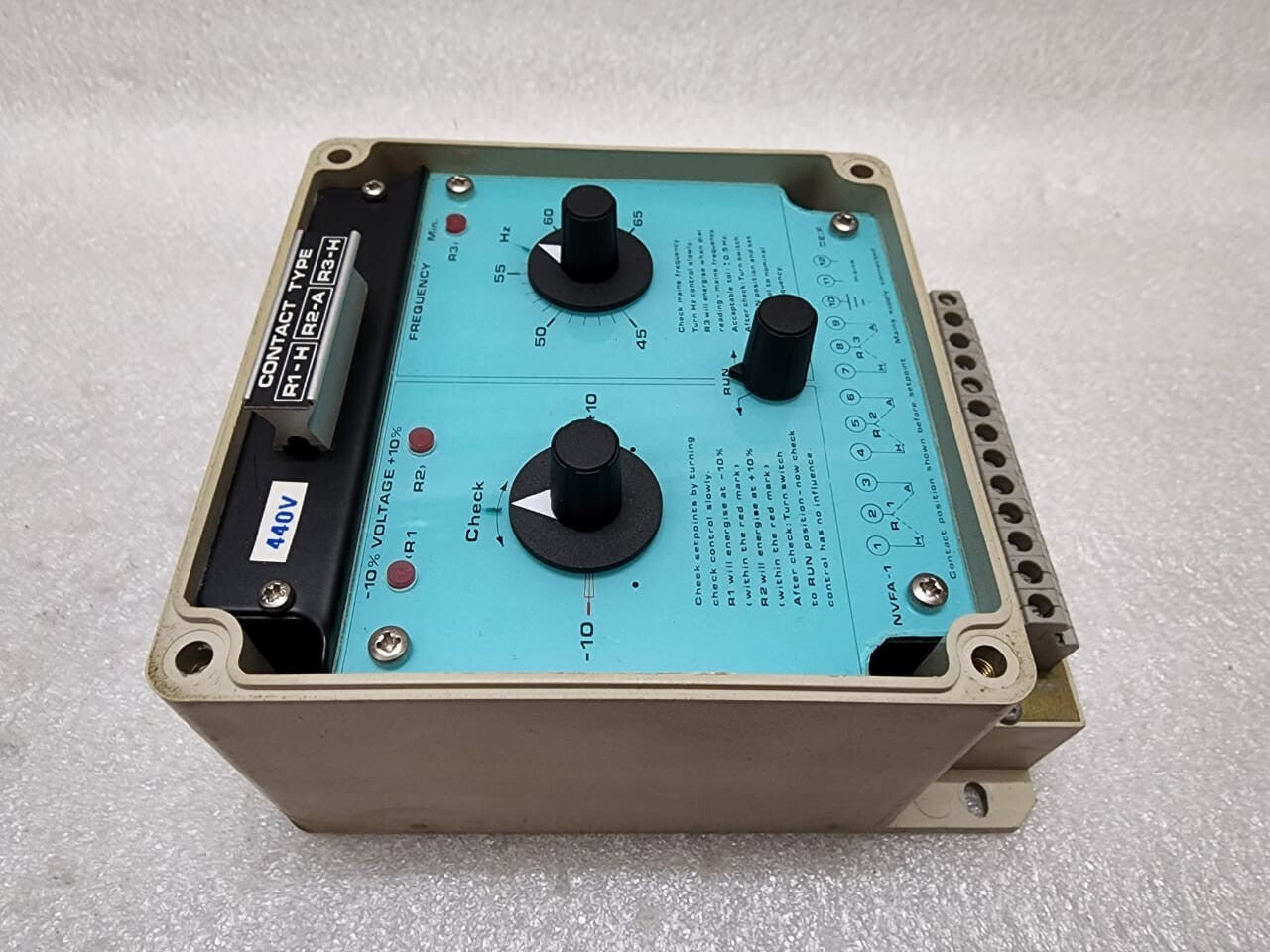 DEIF NVFA-1 CONTACT TYPE R1-H R2-A R3-H