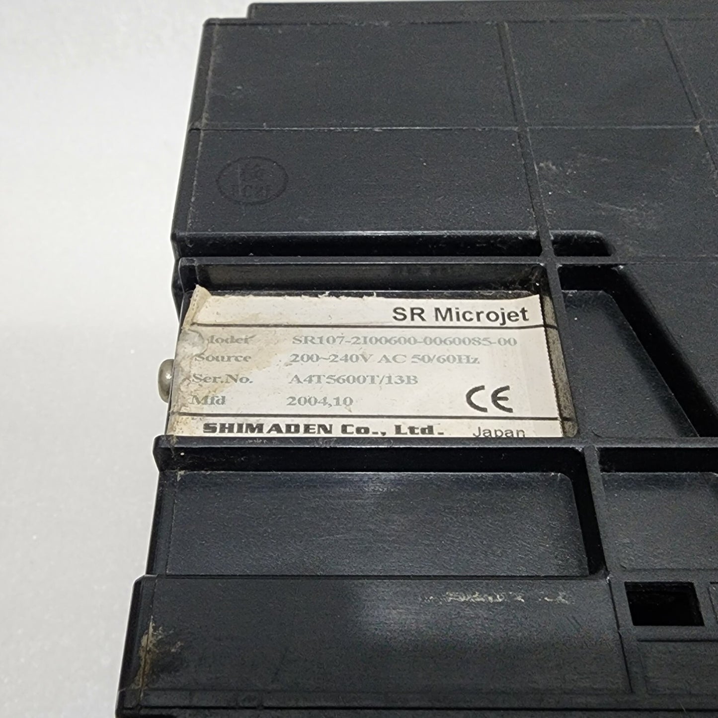 SHIMADEN SR107-2I00600-0060085-00 CHART RECORDER 200-240VAC