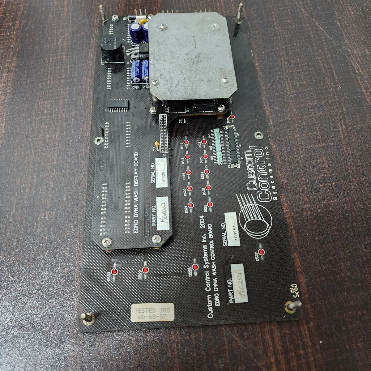 CUSTOM CONTROL SYSTEMS INC K02001 EDRO DYNAWASH DISPLAY BOARD