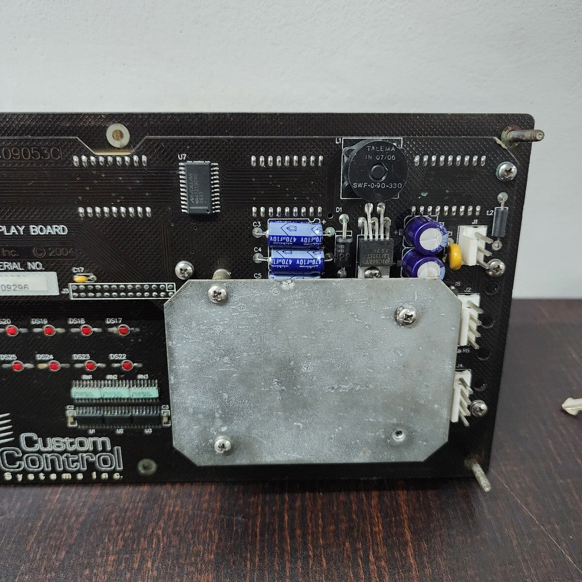 CUSTOM CONTROL SYSTEMS INC K02001 EDRO DYNAWASH DISPLAY BOARD