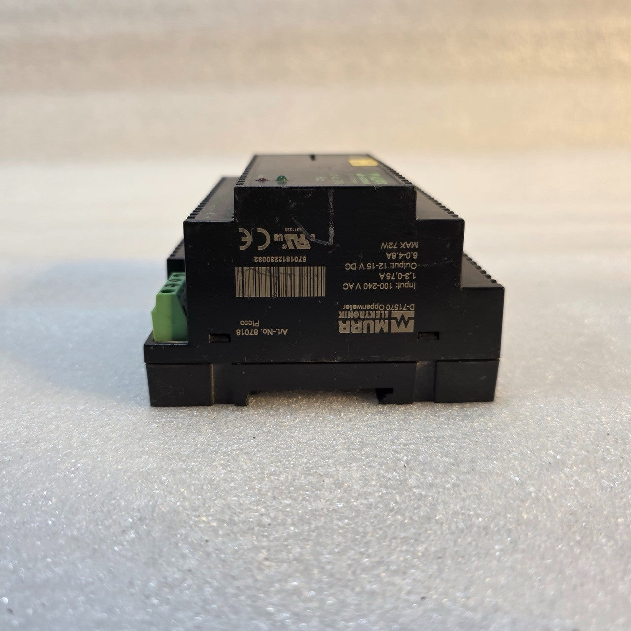 MURR ELEKTRONIK 87018 INDUSTRIAL SWITCHING POWER SUPPLY