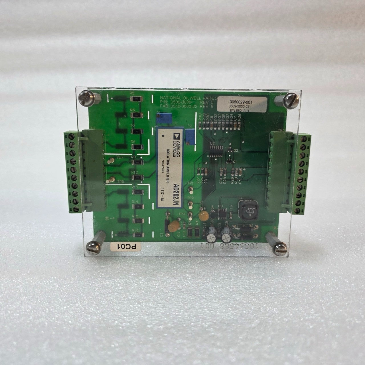 NATIONAL OILWELL VARCO 0509-3000 SOLATION AMPLIFIER 0510-3000-22 ANALOG DEVICES