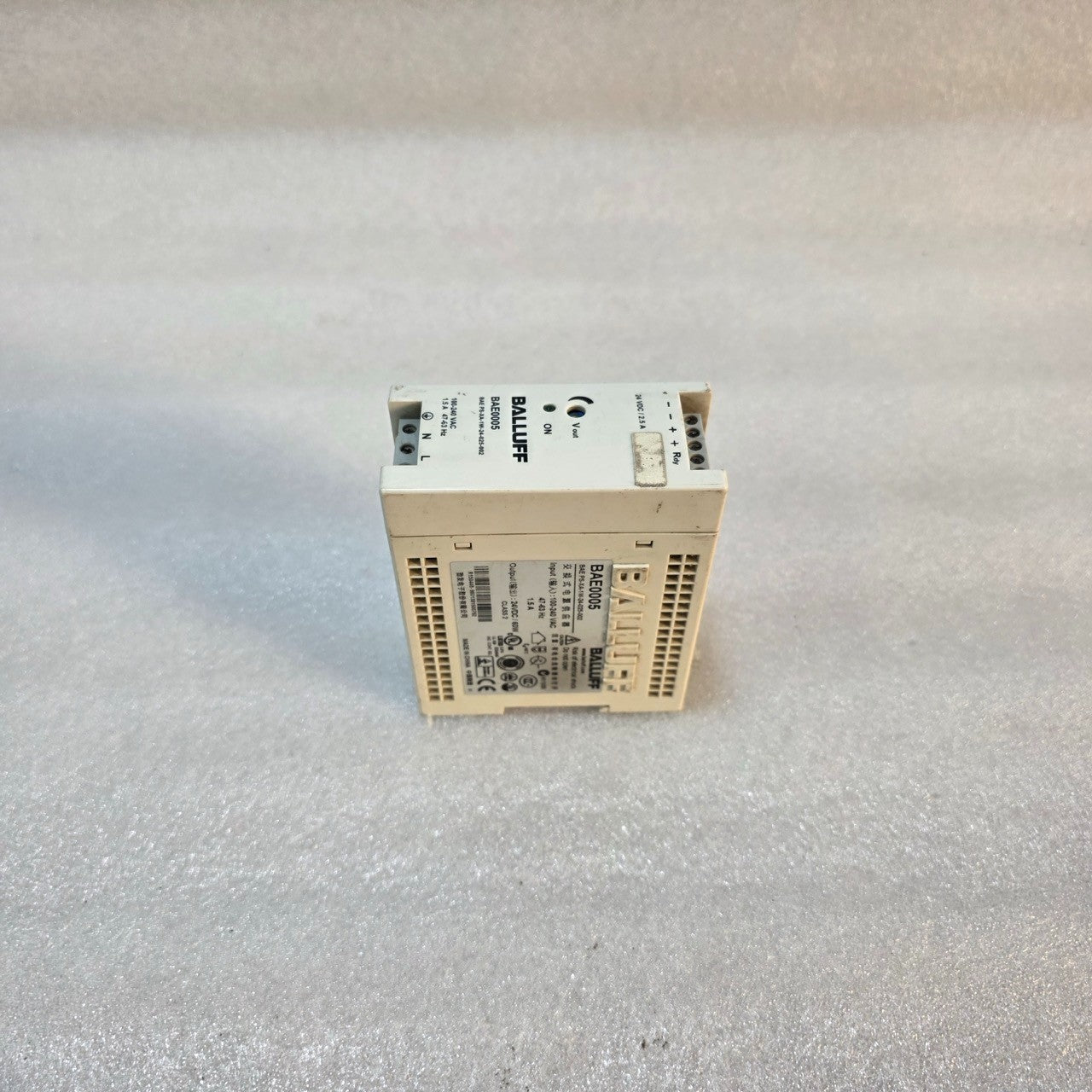 BALLUFF BAE0005 INDUSTRIAL POWER SUPPLY BAE PS-XA-1W-24-025-002