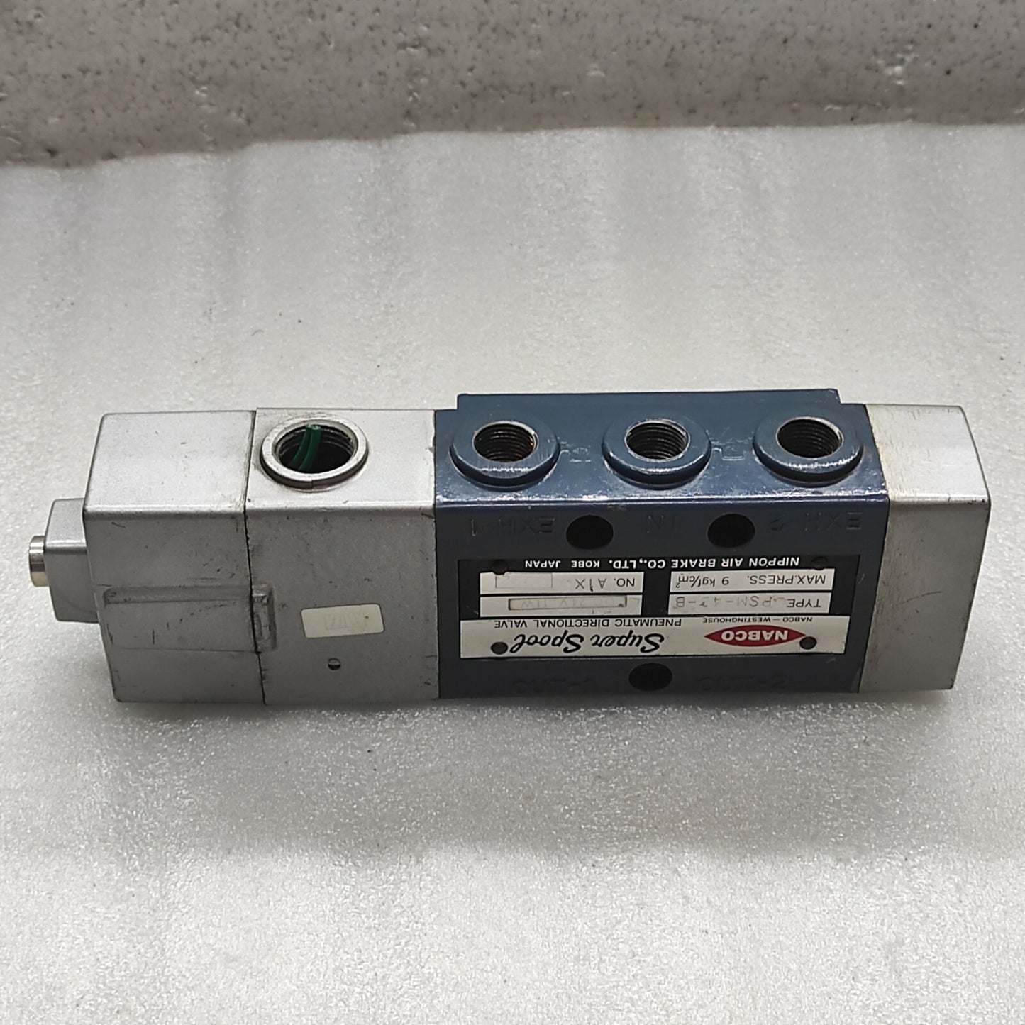 NABCO PSM-43-B PNEUMATIC DIRECTIONAL VALVE 9KGF/CM2