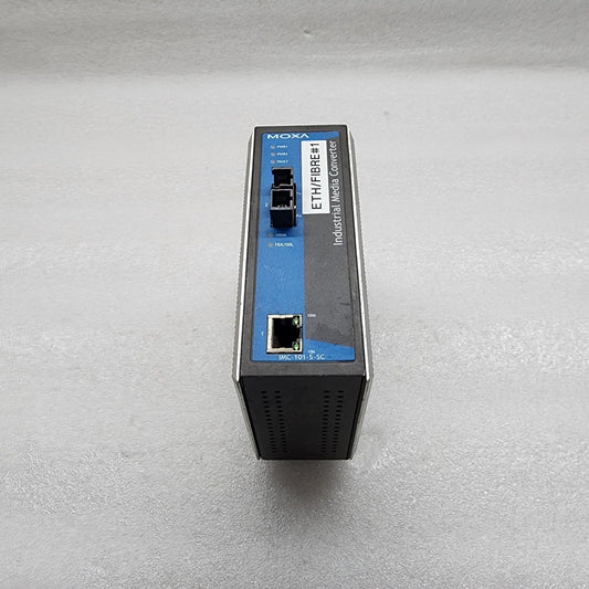 MOXA TECHNOLOGIES IMC-101-S-SC-80 ETHERNET TO FIBER MEDIA CONVERTER 120100101160