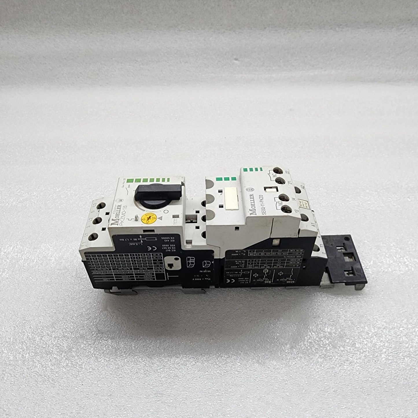 MOELLER SE00-11-PKZ0 CIRCUIT BREAKER PKZM0-1.6 MOTOR PROTECTIVE CB 230-240V