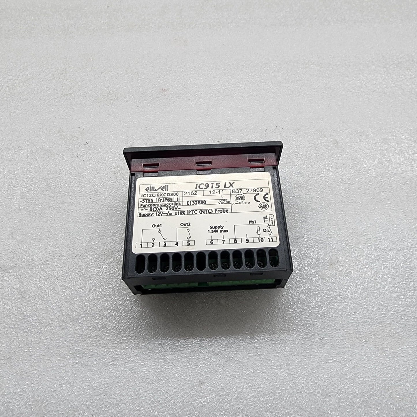 ELIWELL IC915LX SINGLE STAGE CONTROLLER IC12CI0XCD300 12V