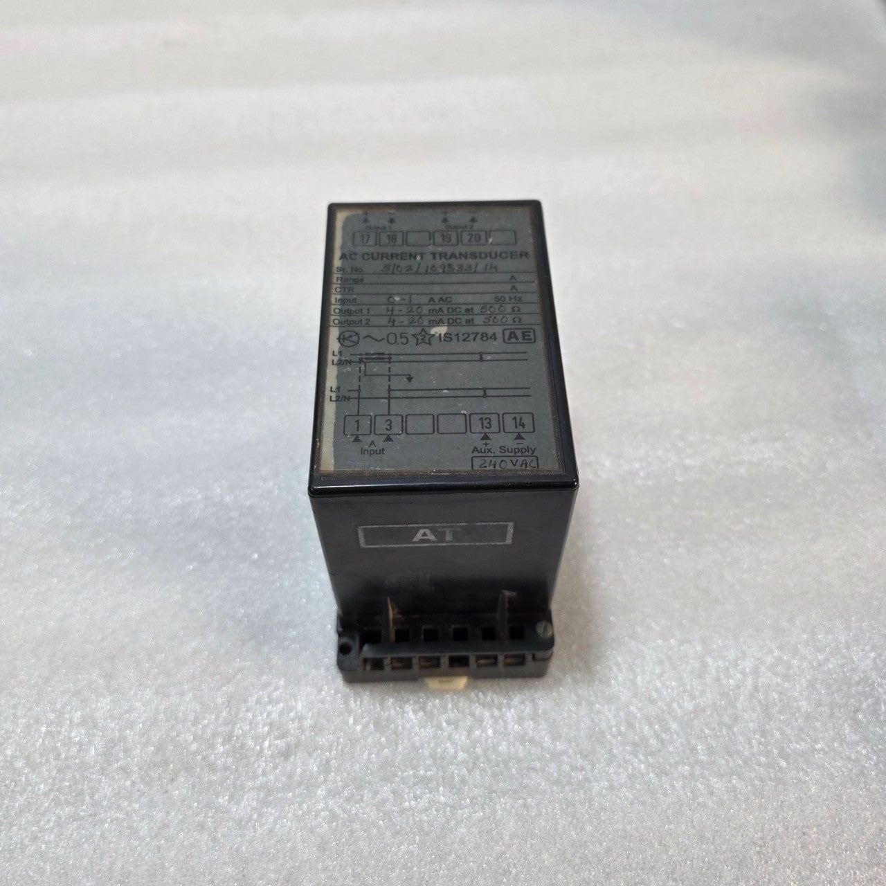 AE 5/02/109833/14 AC CURRENT TRANSDUCER IS12784 240VAC