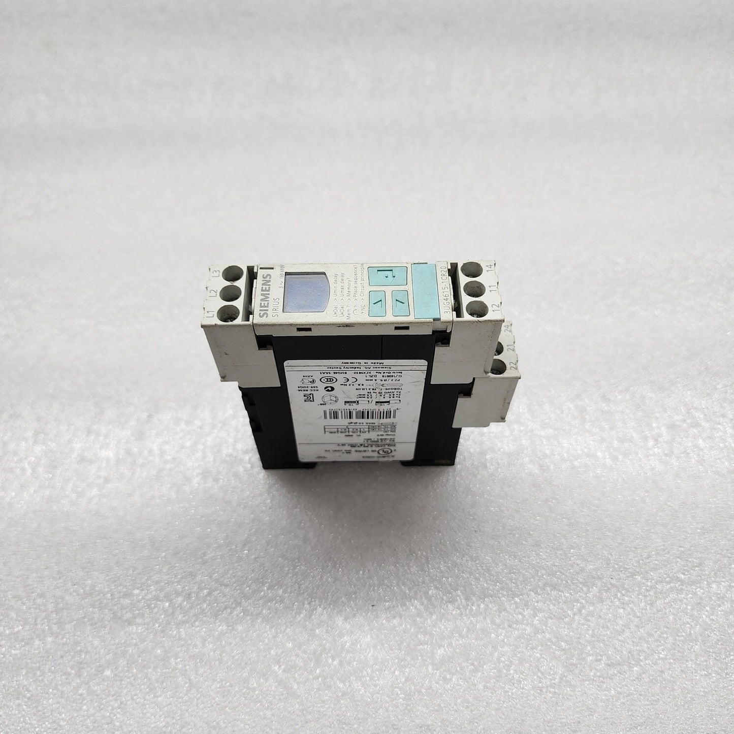 SIEMENS 3UG4615-1CR20 VOLTAGE MONITORING RELAY