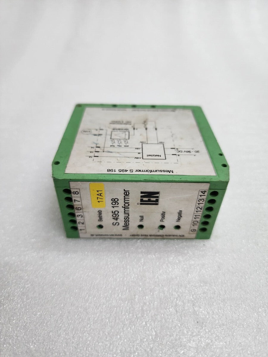 IEN INDUSTRIE ELEKTRONIK NORD S 495 198 MESSUMFORMER - BODY DAMAGE