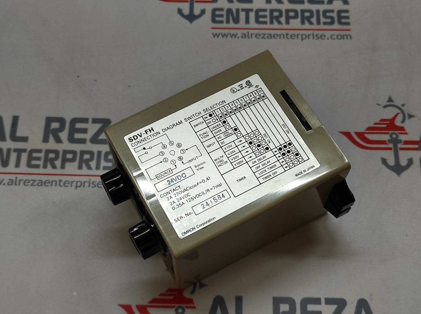 OMRON SDV-FH2T VOLTAGE SENSOR 24V DC SDV-FH