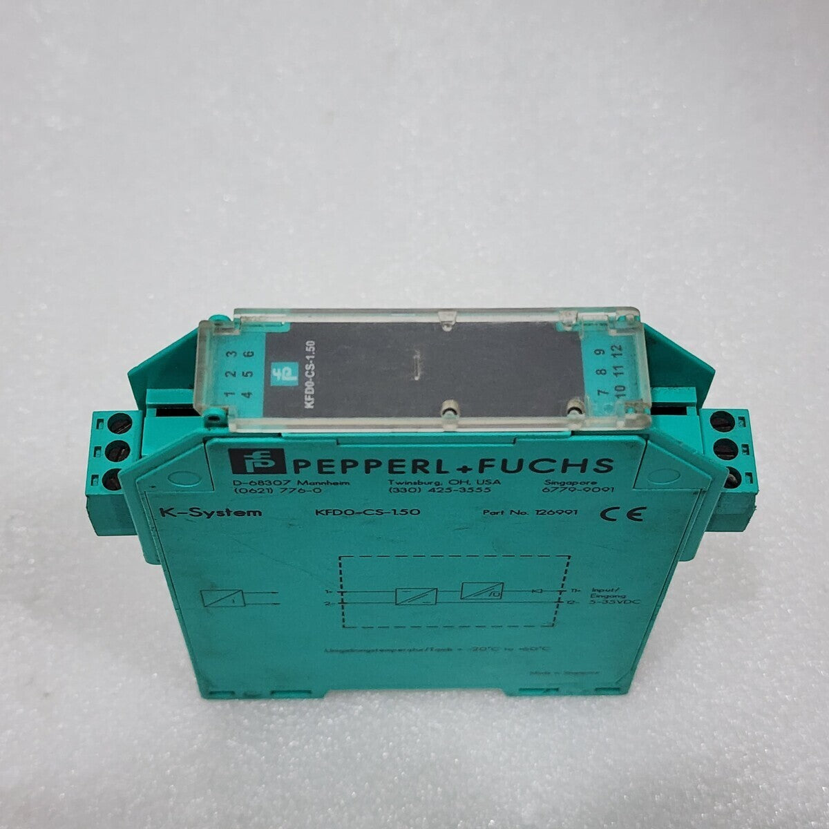 PEPPERL + FUCHS KFD0-CS-1.5O REPEATER 126991