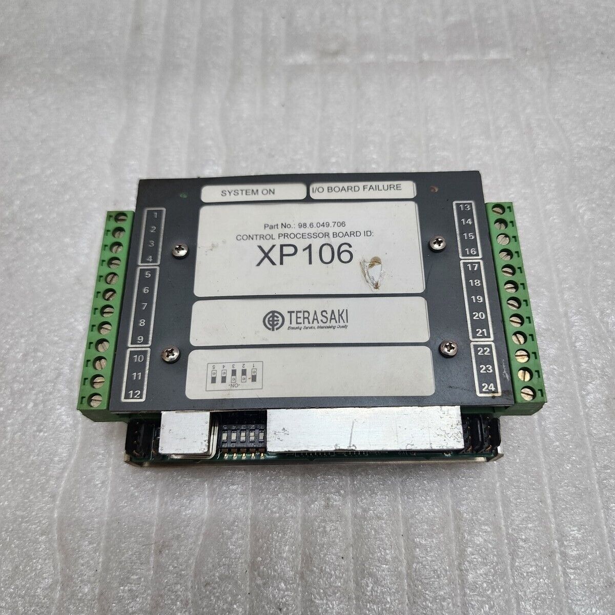 TERASAKI XP106 Kontrolle Prozessor Platte 98.6.049.706