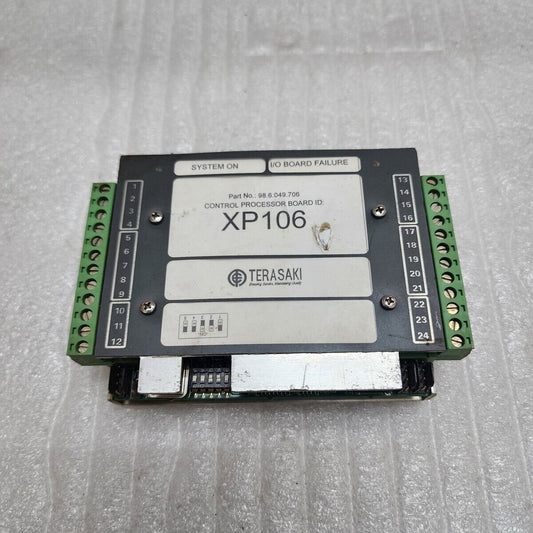 TERASAKI XP106 Kontrolle Prozessor Platte 98.6.049.706