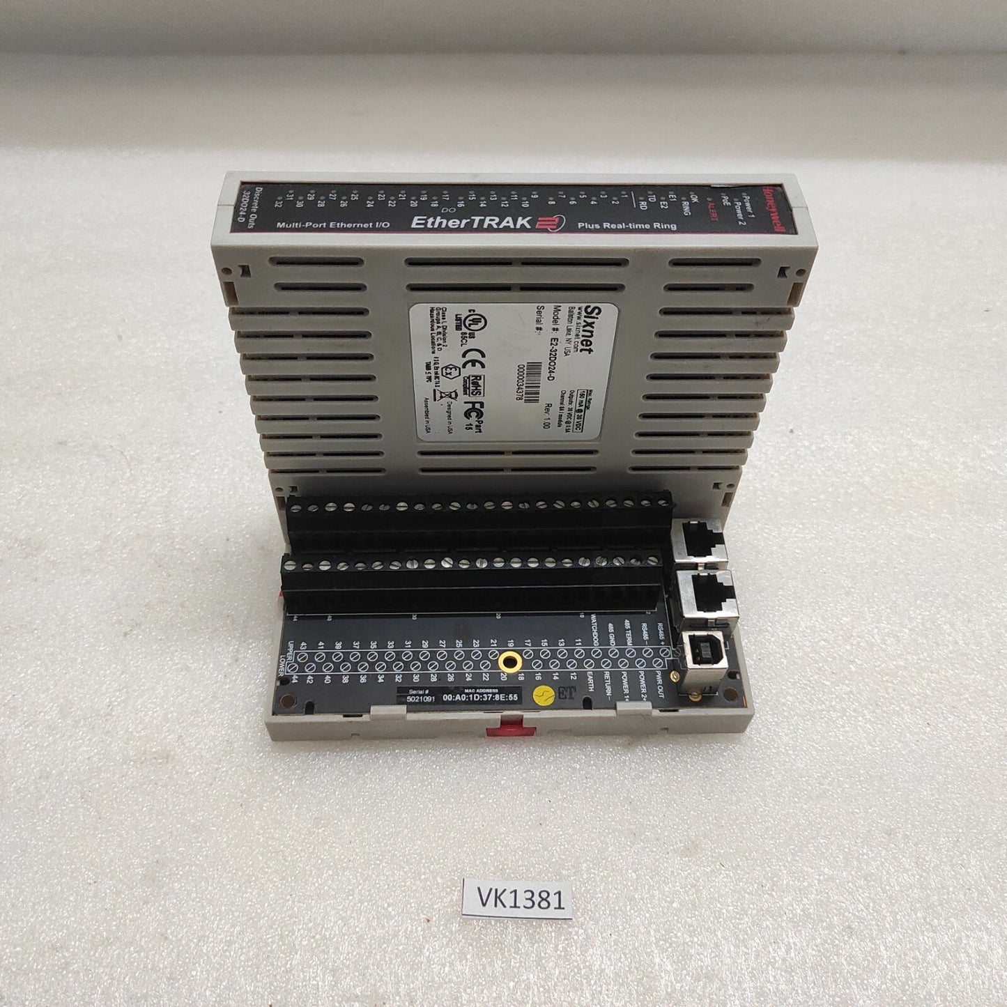 HONEYWELL SIXNET E2-32DO24-D ETHERNET SWITCH