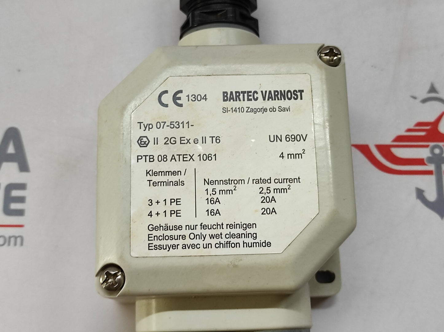 BARTEC VARNOST TYP 07-5311 DISTRIBUTION BOX
