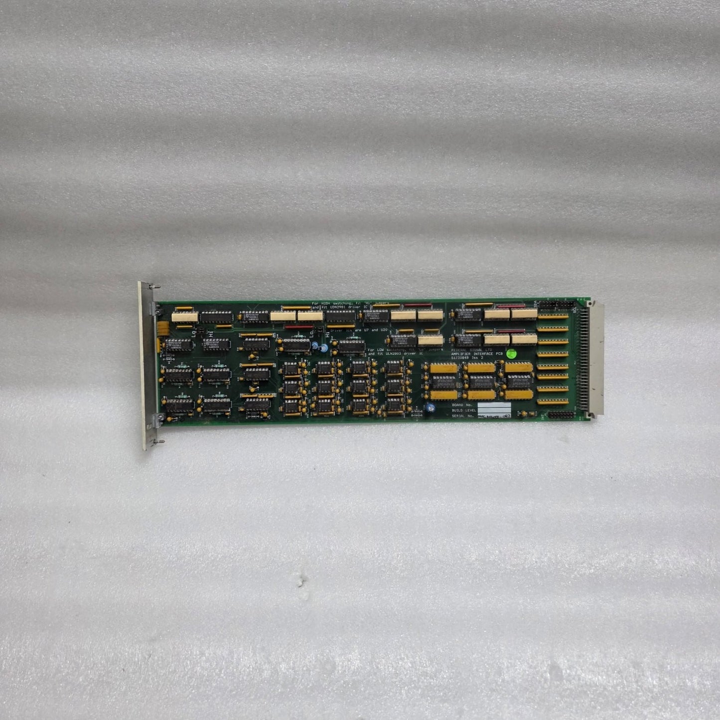 FEDERAL SIGNAL 5173084B ISS 2 AMPLIFIER INTERFACE BOARD
