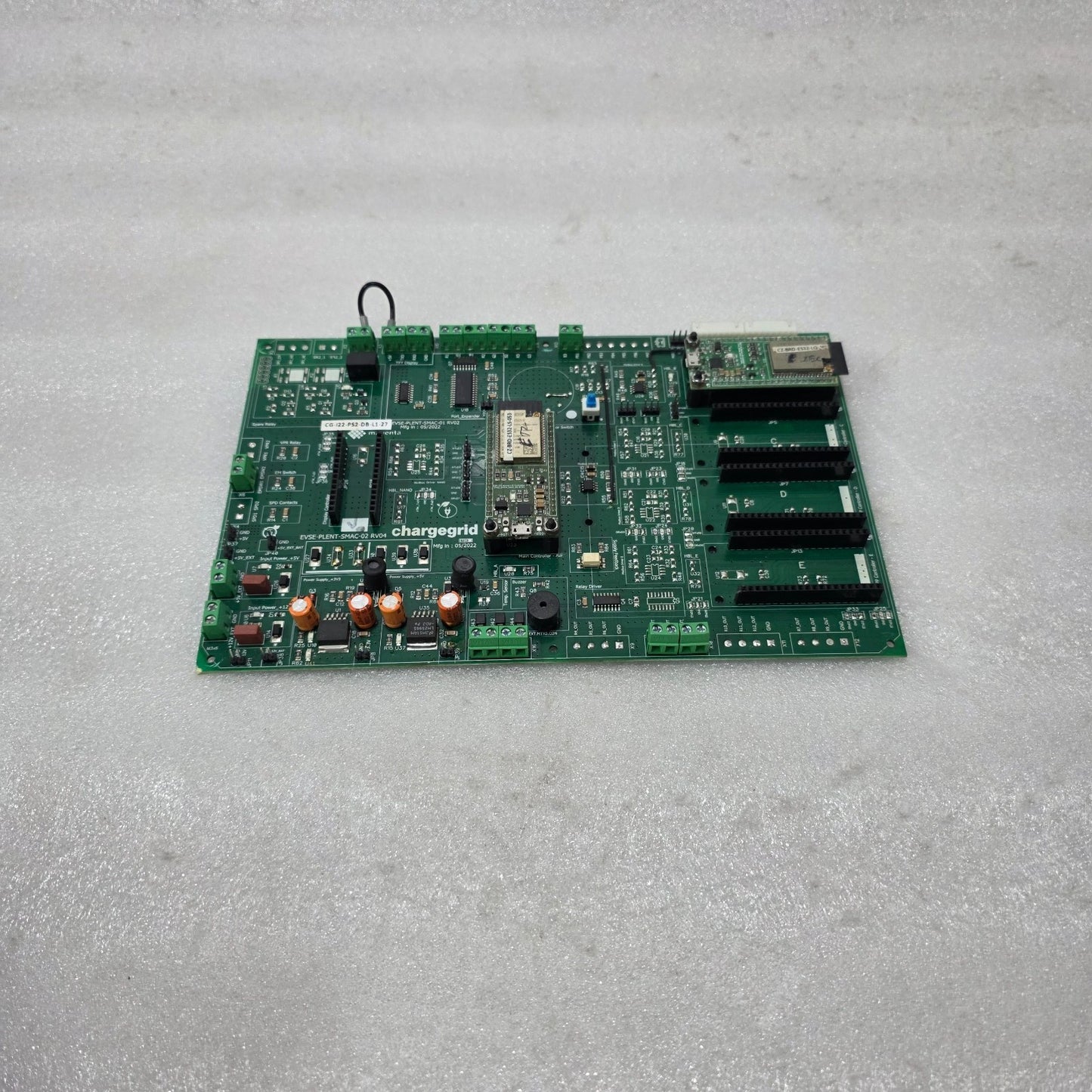 MAGENTA CHARGEGRID EVSE CONTROL PCB | EVSE-PLENT-SMAC-01 RV02 | EV CHARGING CONT