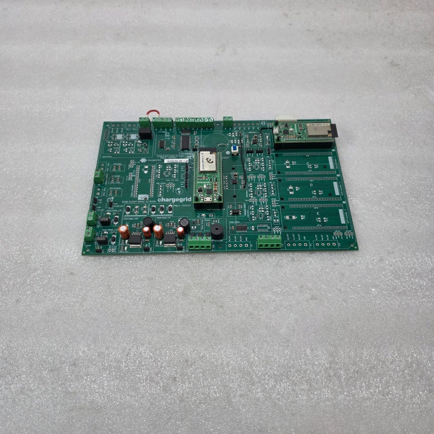 MAGENTA CHARGEGRID EVSE CONTROL PCB CG-F23-PS2-DB-L1-05 | EVSE-PLENT-SMAC-01