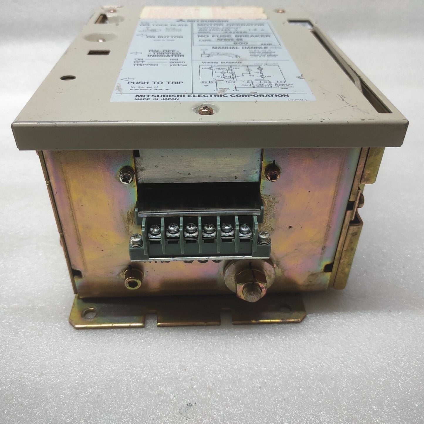 MITSUBISHI ELECTRIC NF800-SS MOTOR OPERATOR 800A