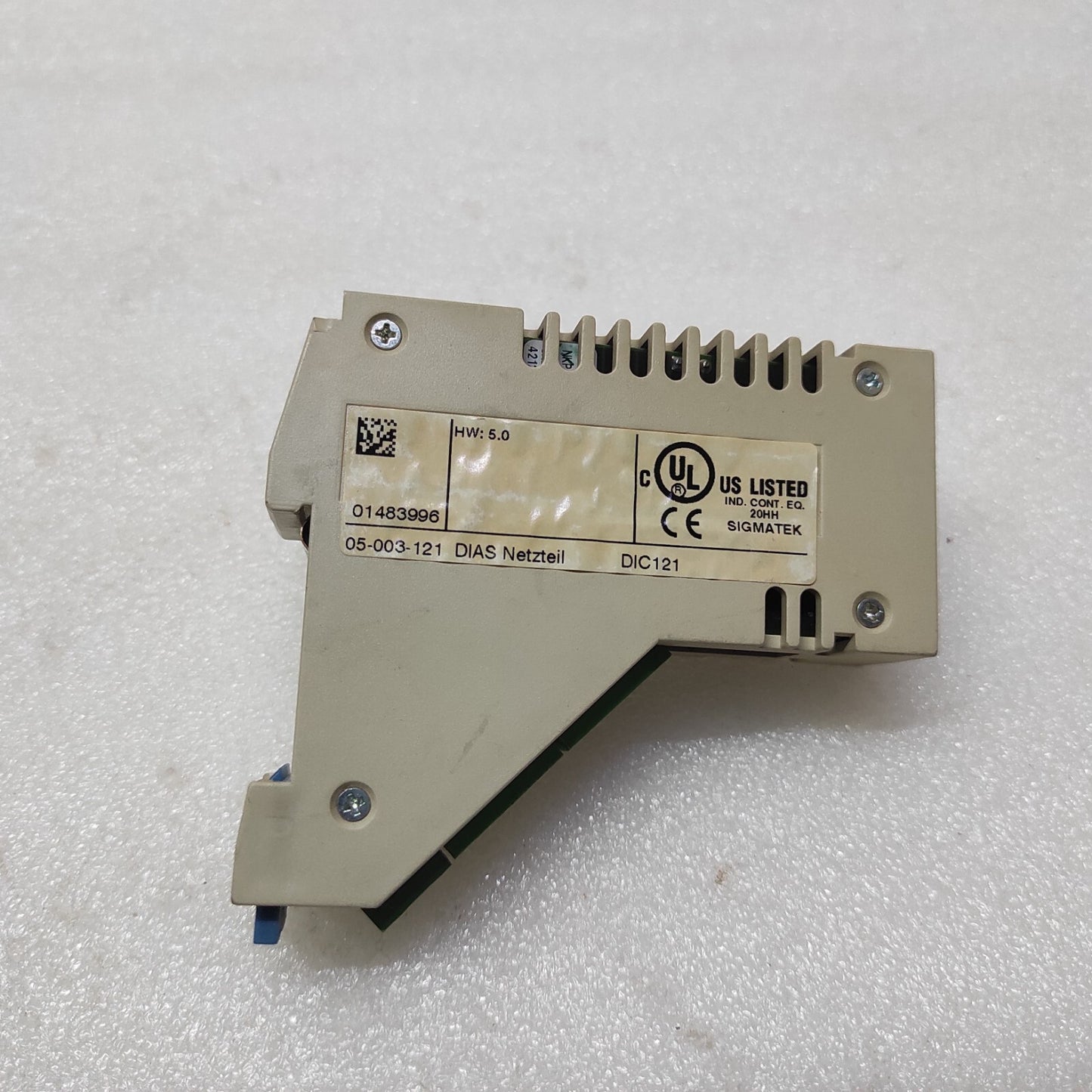 SIGMATEK DIAS DIC 121 DIAS POWER SUPPLY 05-003-121