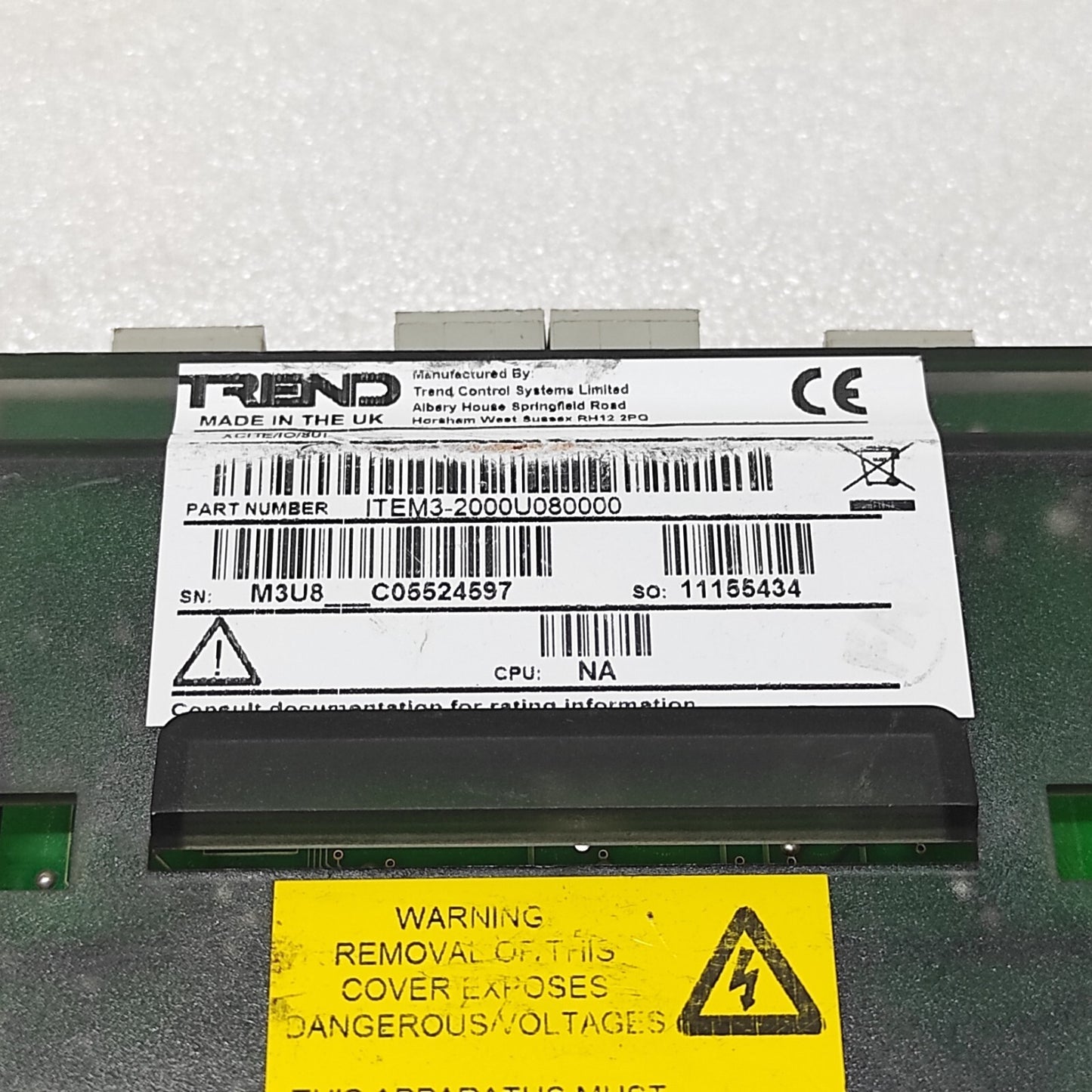 TREND XCITE 8UI STANDARD I/O  MODULE 2000U080000