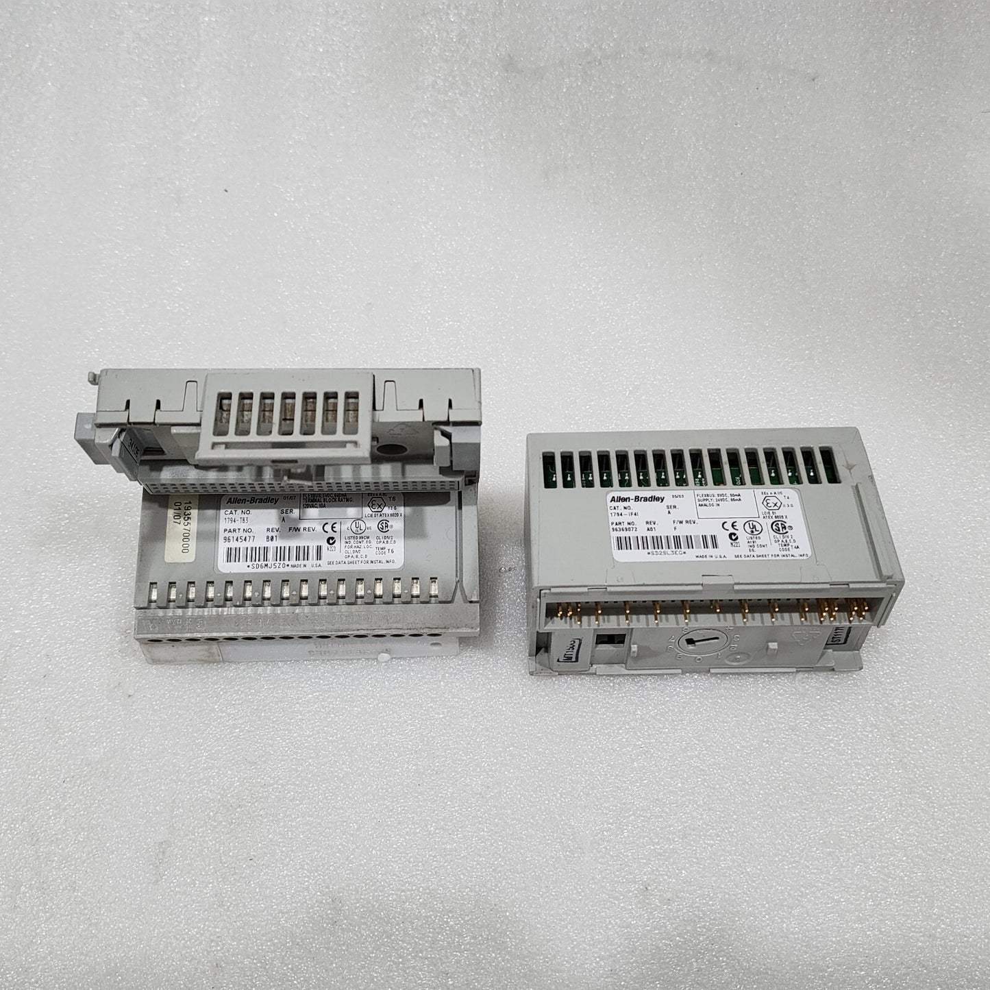 ALLEN BRADLEY CAT 1794 IF4I FLEX I/O MODULE CAT 1794 TB3 96145477