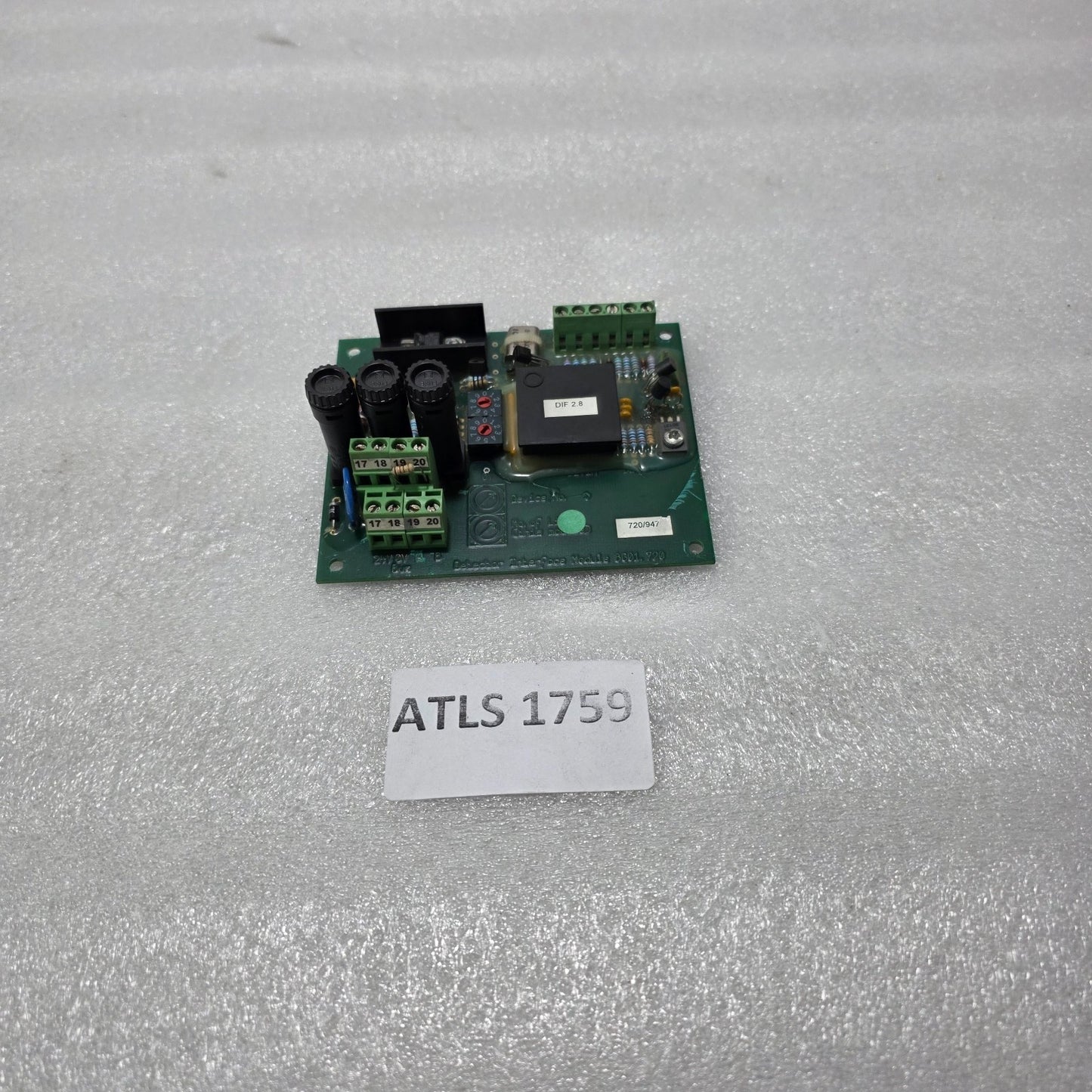 DETECTOR INTERFACE MODULE BG01 720 CONTROL PCB