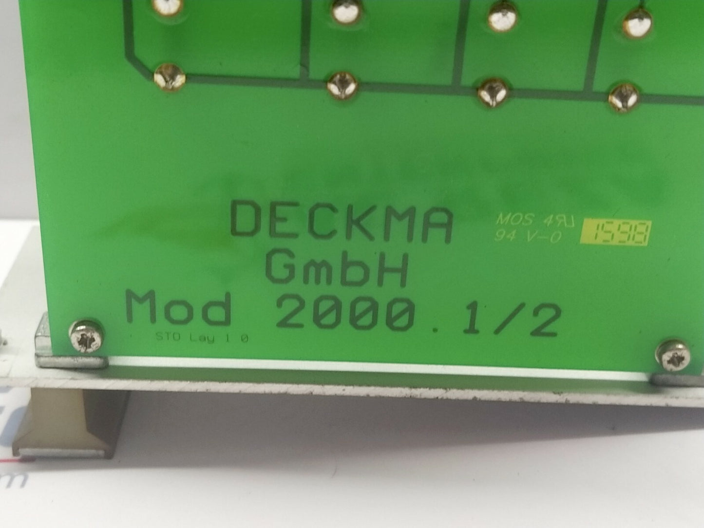 DECKMA GMBH MOD 2000 1/2 SCHROFF 69001-853 3675
