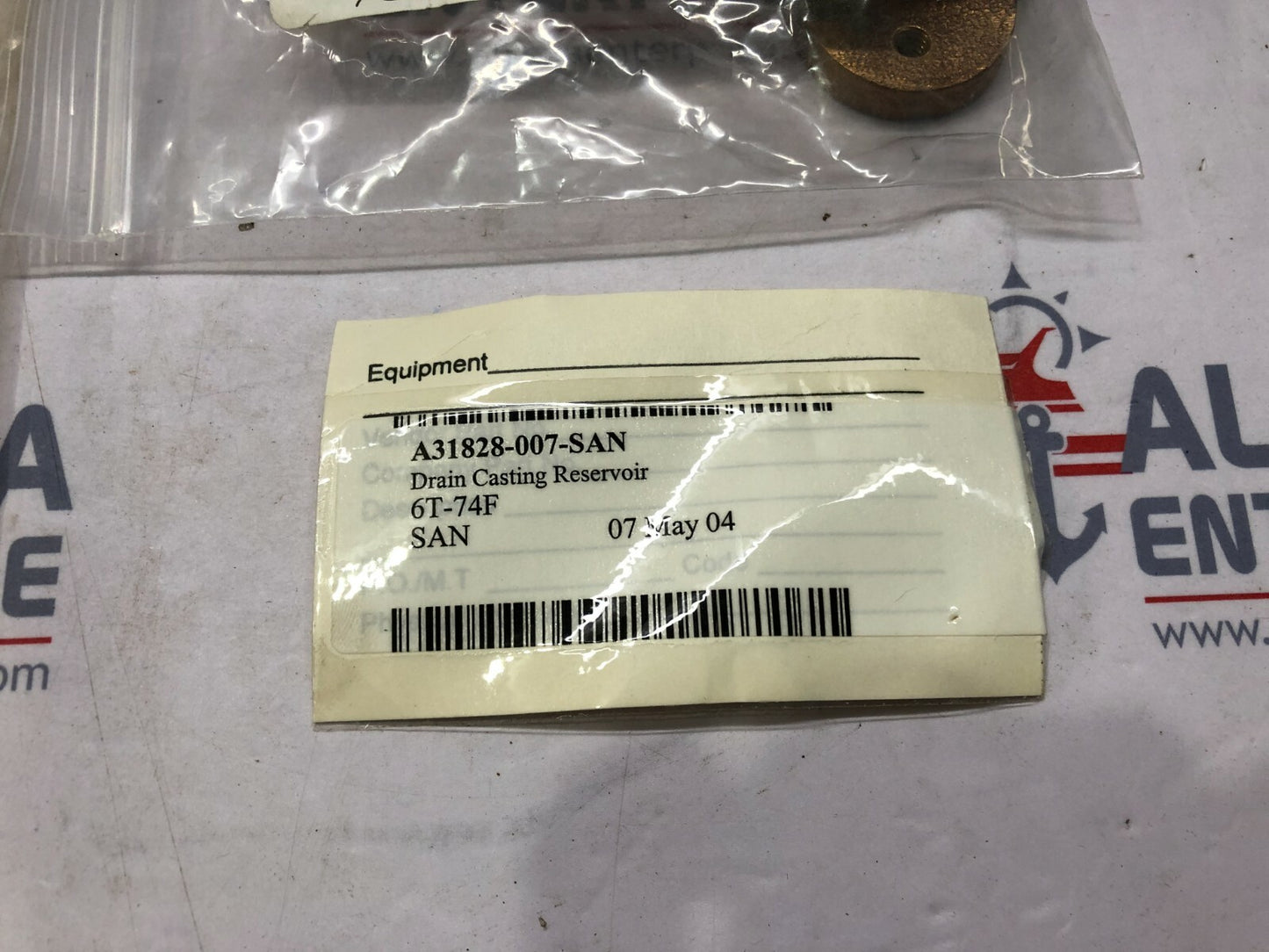 SCOTGRIP A31828-007 DRAIN CASTING RESERVOIR