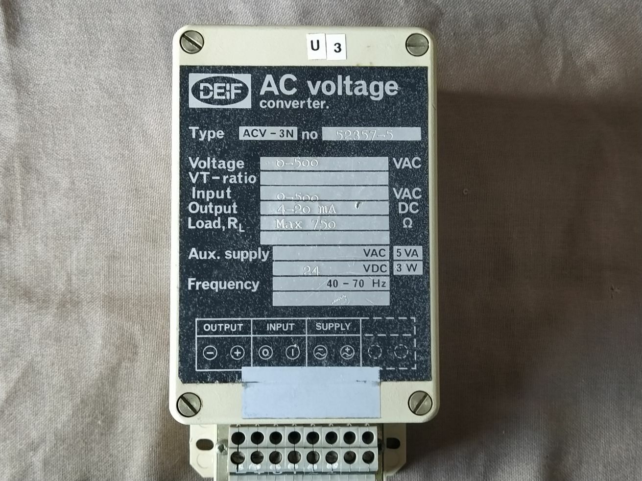 Deif ACV-3N AC Voltage Converter 52357-5