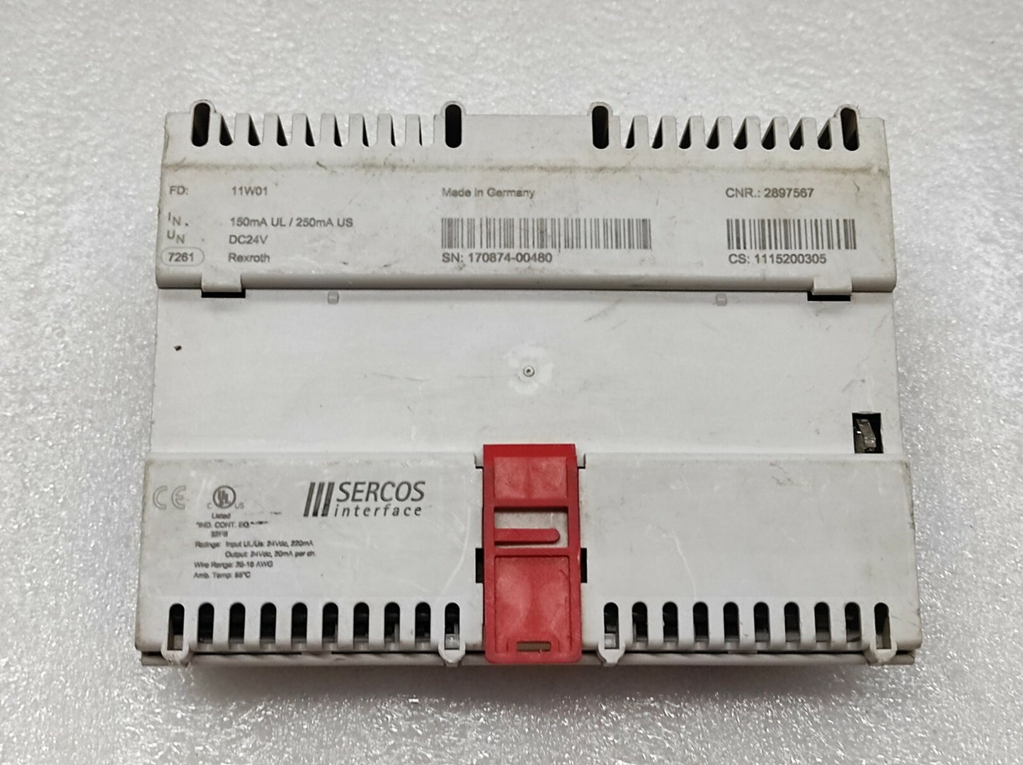 Rexroth R911170874-GA1 R-ILB S3 AI4 A02
